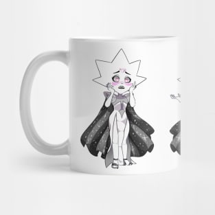 White diamond Mug